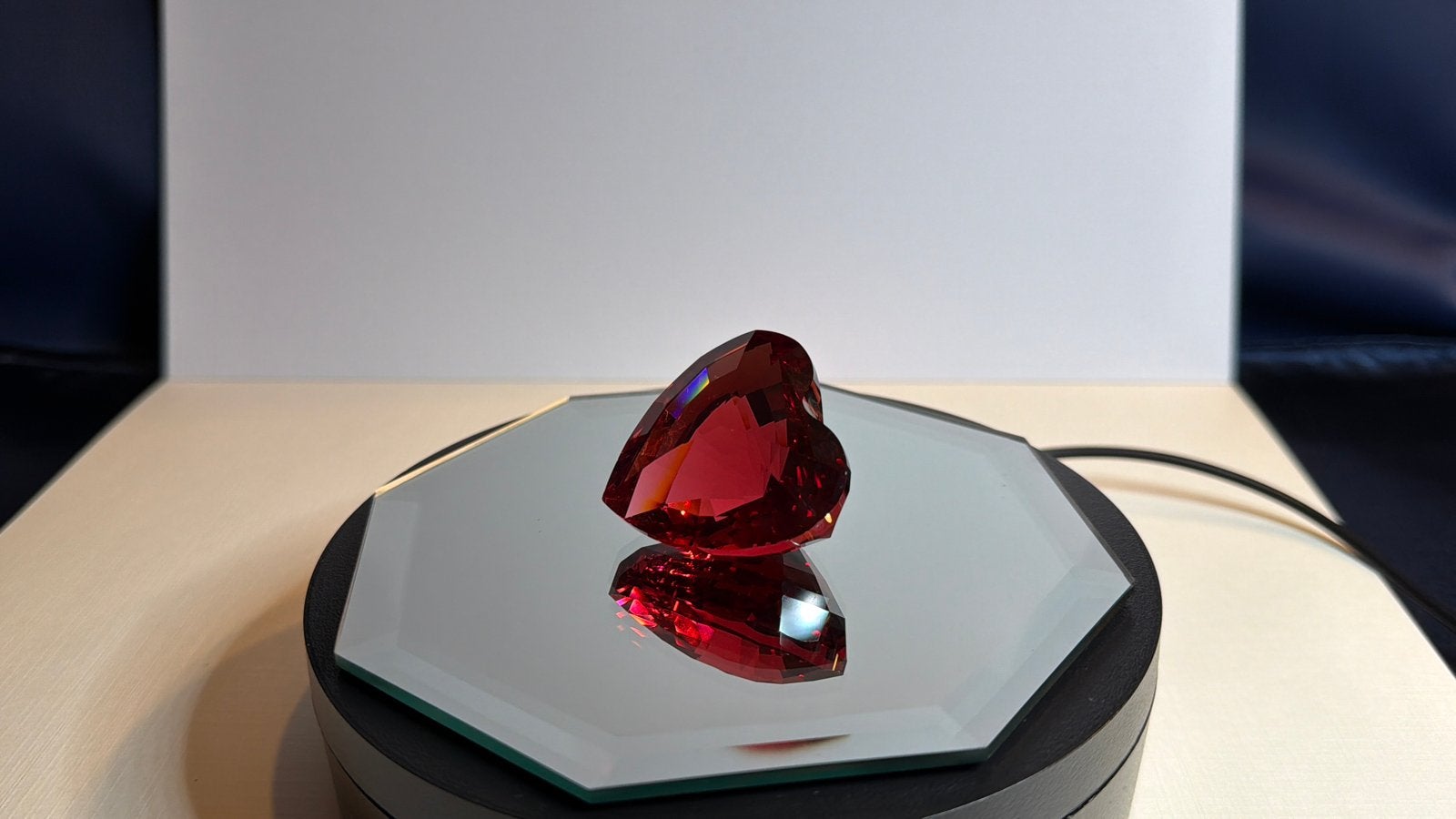 Origineel Swarovski Crystal Heart – Rood | SCS 1998, Verzamelen, Ophalen of Verzenden, Zo goed als nieuw, Figuurtje