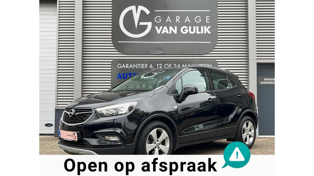 Opel Mokka X 1.4 Turbo 140PK Trekhaak,Navi,Clima,Cruise,Isof, Auto's, Opel, Voorwielaandrijving, Stof, Gebruikt, Zwart