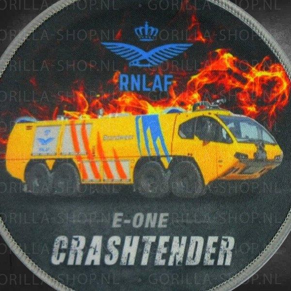 Crashtender patch, Ophalen of Verzenden, Luchtmacht, Nederland, Embleem of Badge