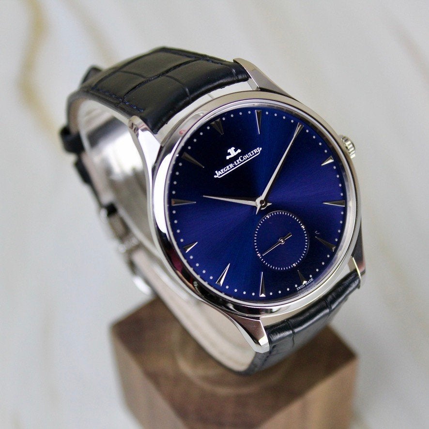 Jaeger LeCoultre Master Ultra Thin - 174.8.90.S, Overige merken, Leer, Staal, JLC