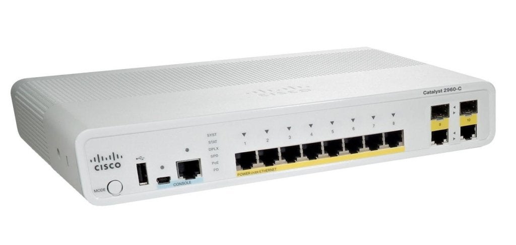 Cisco Catalyst WS-C2960C-12PC-L PoE Switch, Niet ingevuld, Niet ingevuld, Niet ingevuld