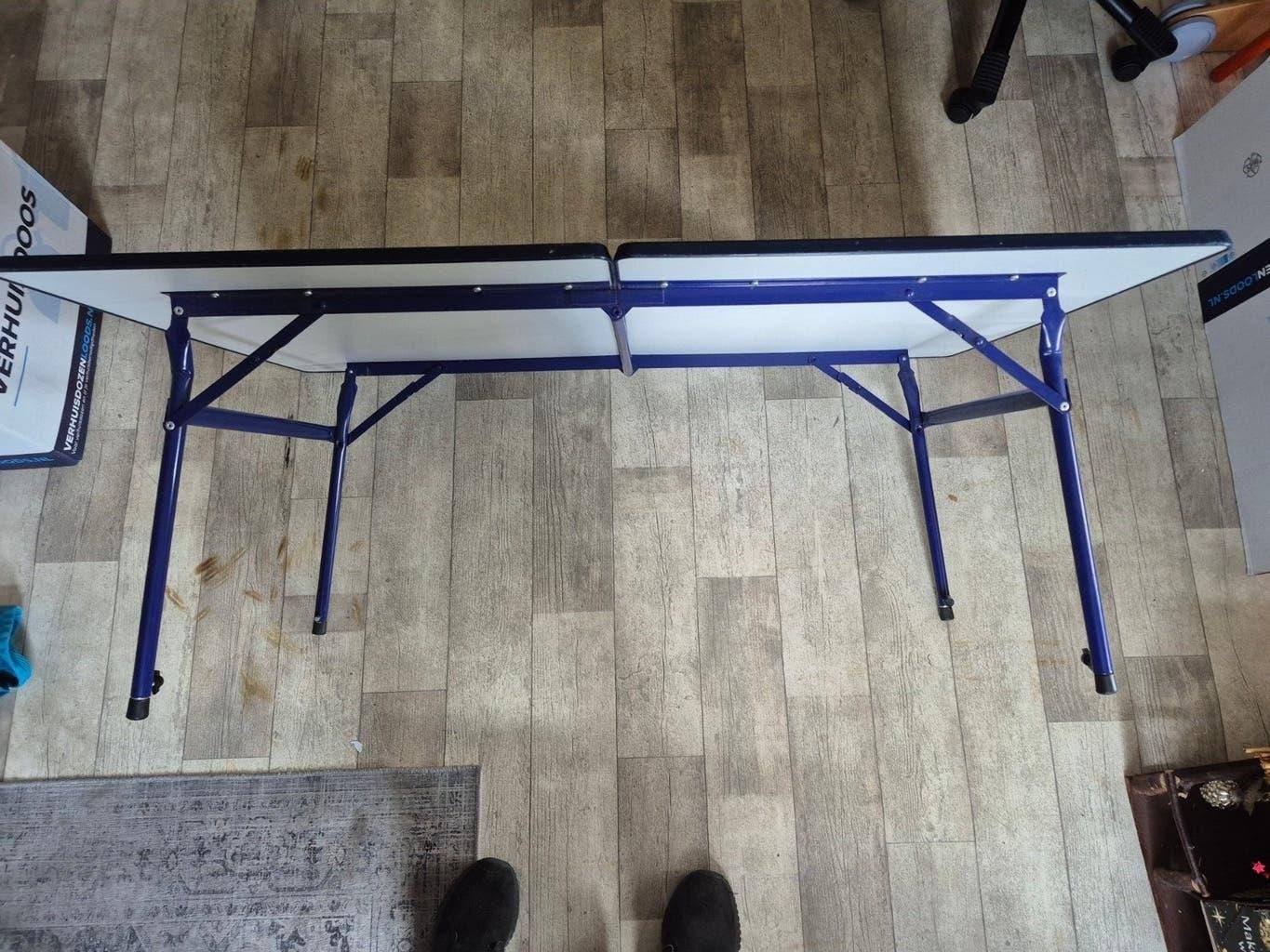 Camping tafel - 0.80 x 1.20 m in hoogte verstelbaar, Ophalen, Zo goed als nieuw, Campingtafel