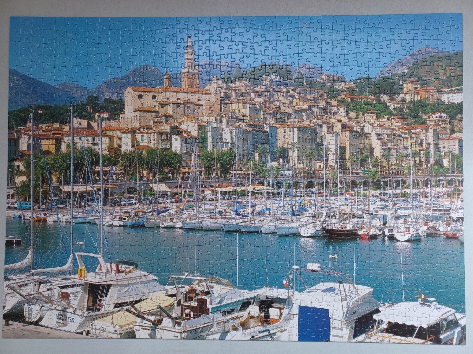 puzzel haven Menton, Ophalen of Verzenden, 500 t/m 1500 stukjes, Zo goed als nieuw