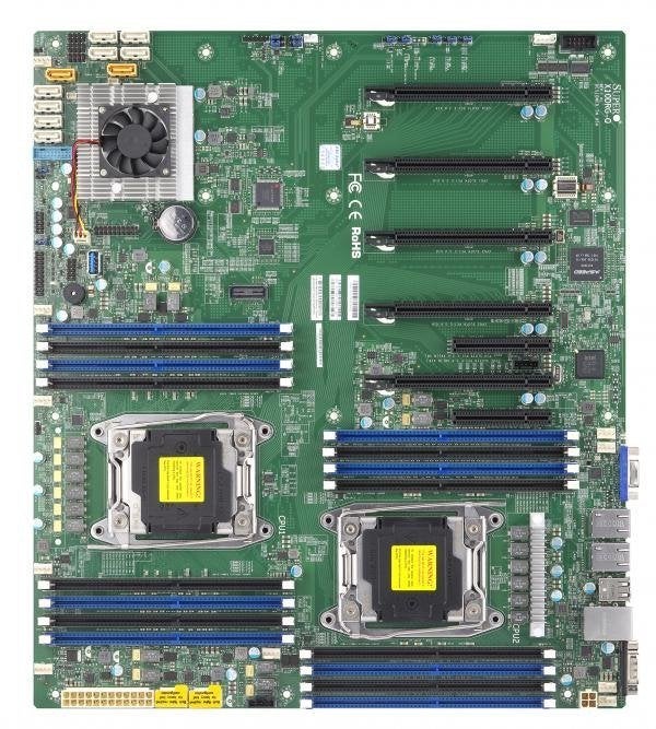 Supermicro X10DRG-Q Moederbord, Computers en Software, Moederborden, DDR4, Ophalen of Verzenden, Zo goed als nieuw, E-ATX