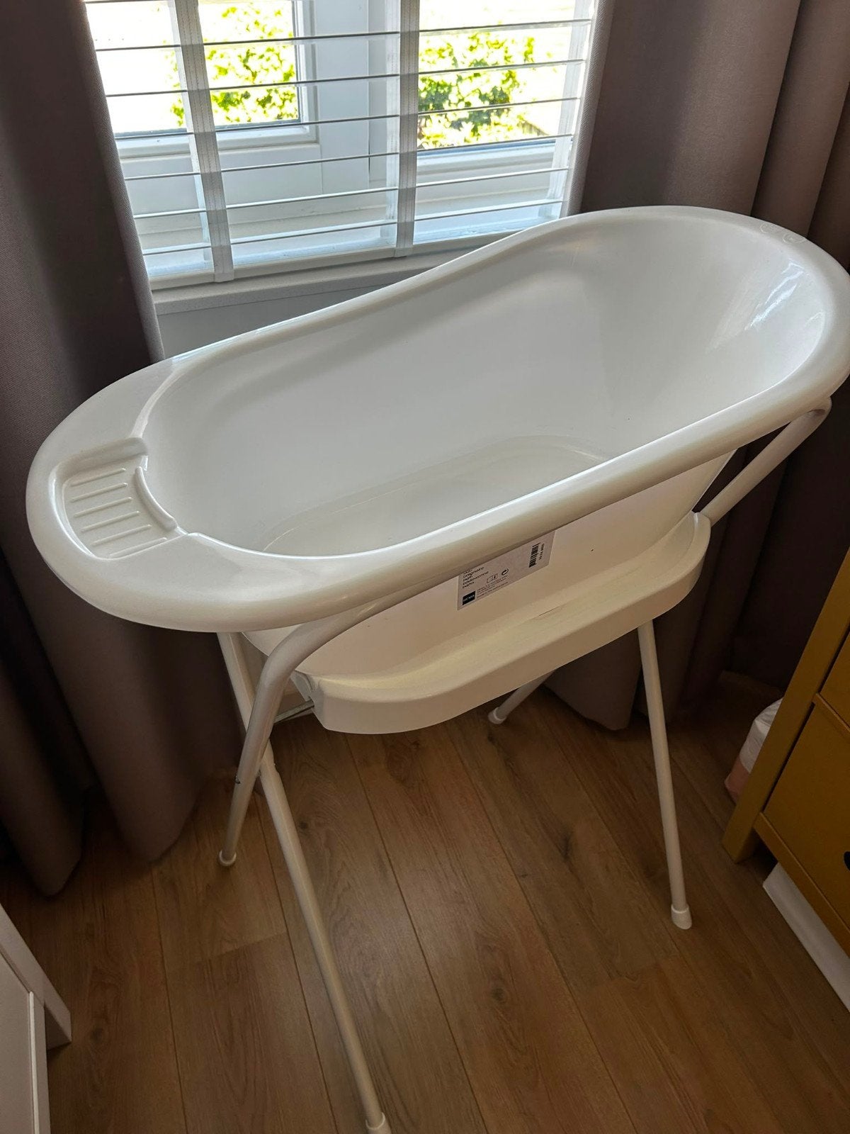 Hema babybadje met badstandaard, Kinderen en Baby's, Ophalen, Zo goed als nieuw, Badje, Hema
