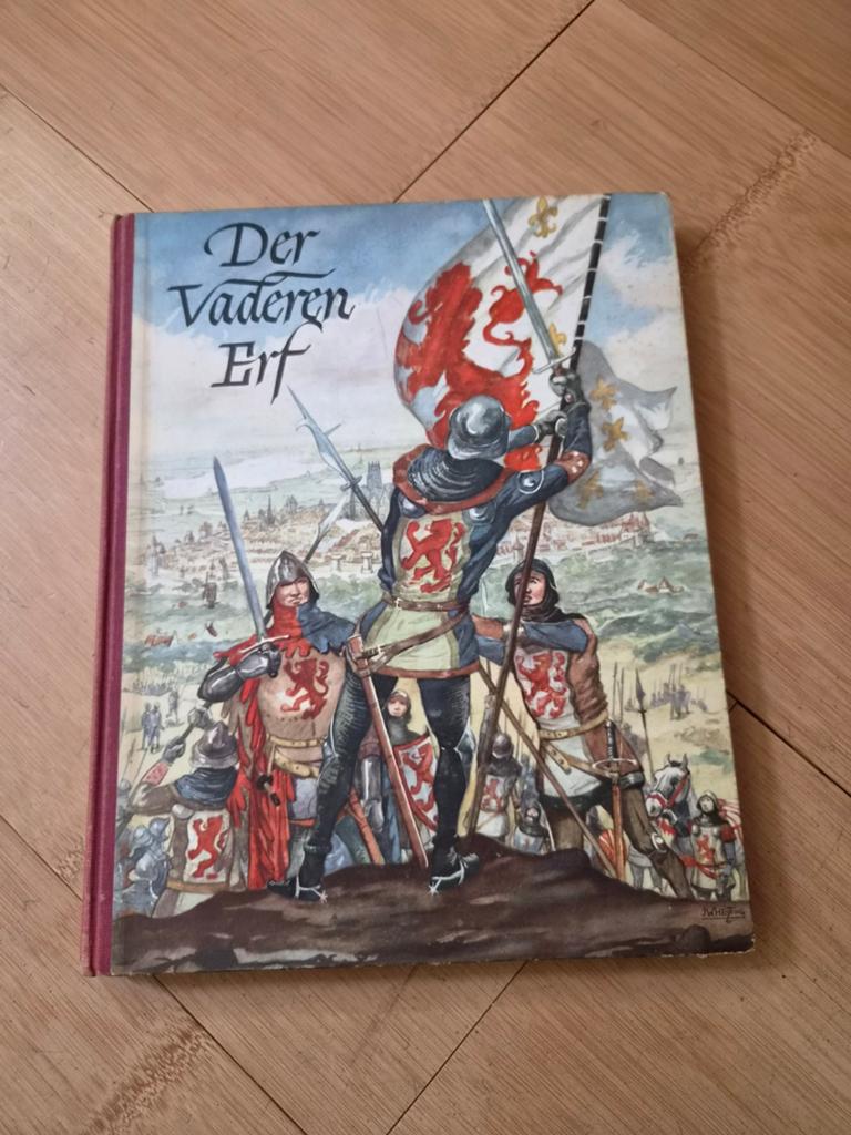 Compleet Plaatjesalbum "Der Vaderen Erf" (1952) - Hille, Ophalen of Verzenden, Gelezen, J. J. Moerman, Plaatjesalbum