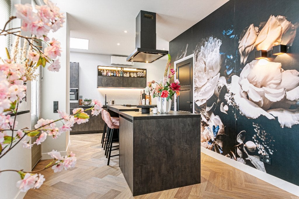 Luxe Ballerina Keuken Kookeiland in uitstekende staat, Ophalen, Overige kleuren, Overige typen, Graniet of Steen