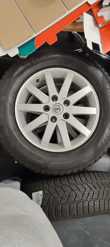Nette lichtmetalen velgen met banden voor Nissan X-Trail, Gebruikt, Banden en Velgen, Terreinwagen, Winterbanden