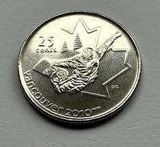 Canada - 25 cent 2008 - Snowboarding - circulated!, Ophalen of Verzenden, Noord-Amerika, Losse munt
