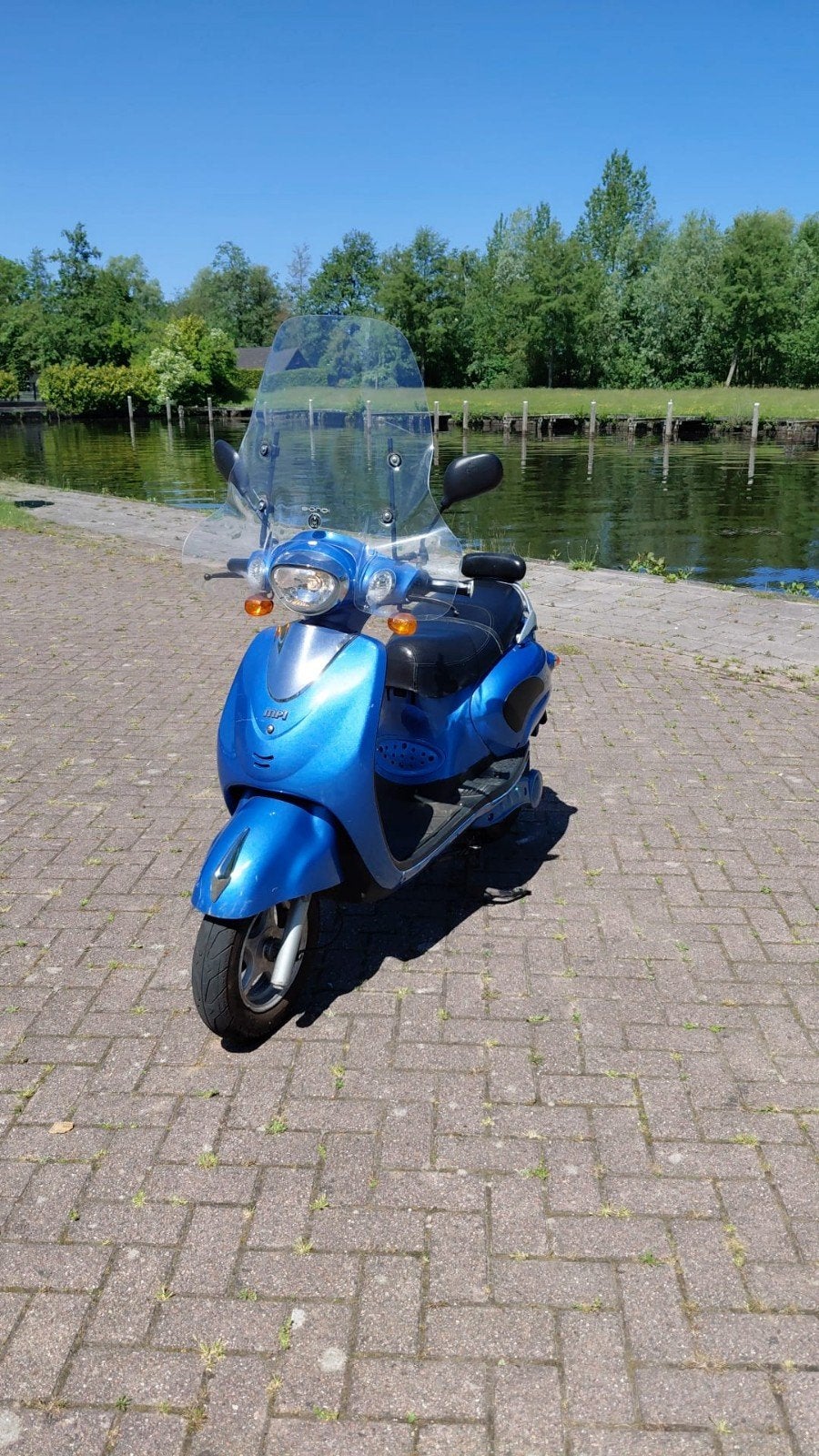 Mpi elechtriese scooter met 4 nieuwe accus, Ophalen of Verzenden, Zo goed als nieuw, Elektrisch