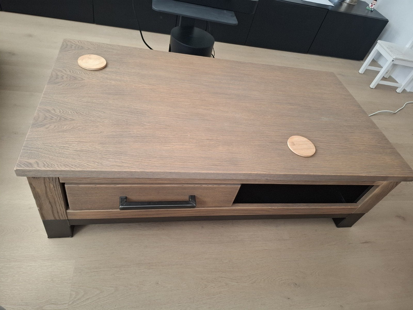 Salontafel Fabio, Huis en Inrichting, Ophalen, 100 tot 150 cm, 50 tot 100 cm, Zo goed als nieuw