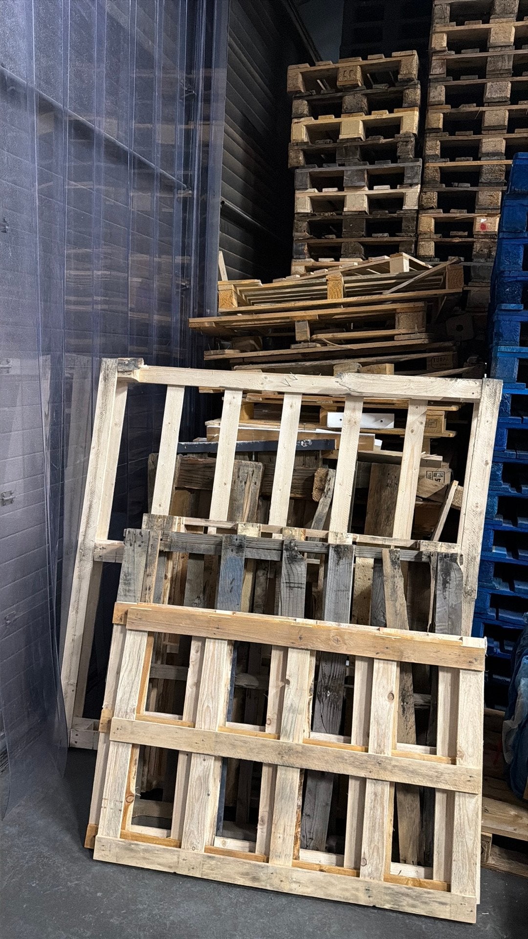 Gratis openhaart hout, Ophalen, Zo goed als nieuw, Pallet, Minder dan 200 cm