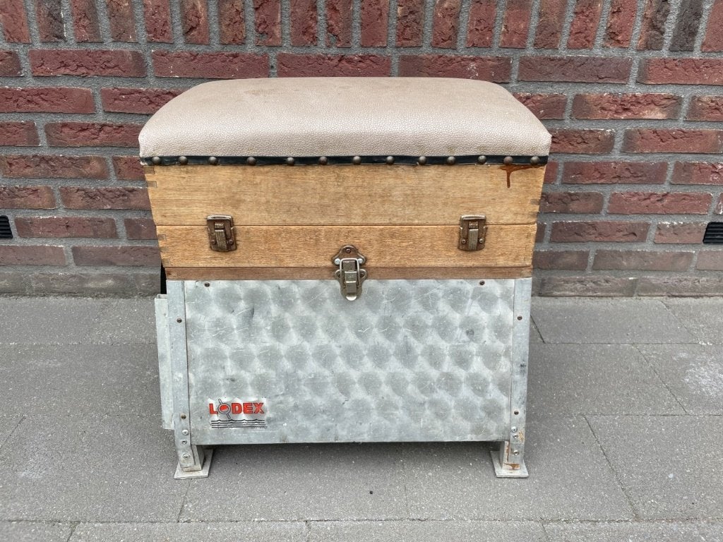Lodex zitkist voor sport vissen. Met lade en kussen, Watersport en Boten, Ophalen, Gebruikt, Koffer of Tas