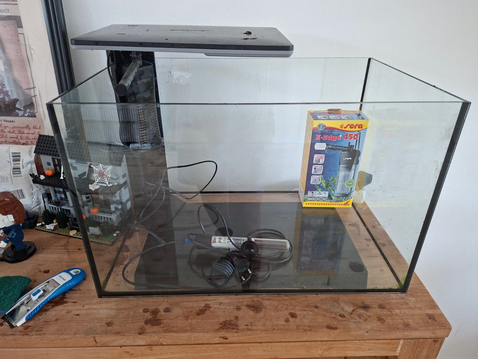 superfish quadro 70, Ophalen, Leeg aquarium