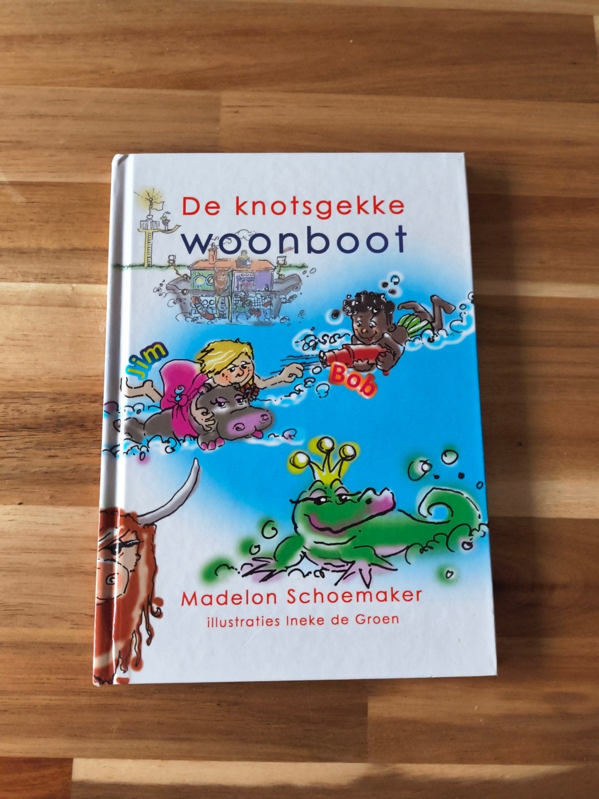De knotsgekke woonboot - Madelon Schoemaker (kinderboek), Ophalen of Verzenden, Nieuw