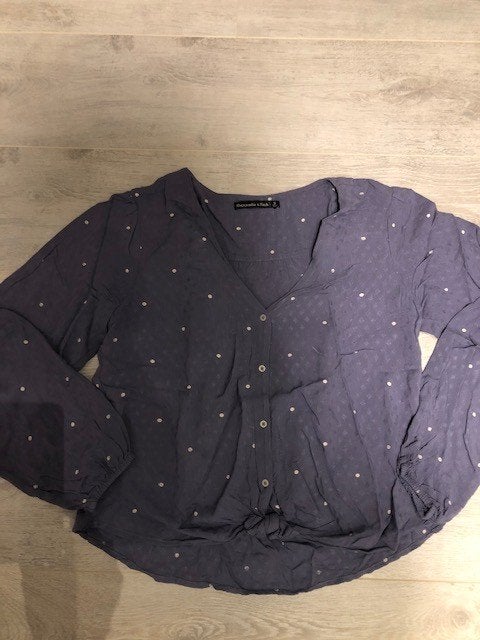 Blouse van Abercrombie&Fitch maat S, Abercrombie & Fitch, Ophalen of Verzenden, Zo goed als nieuw, Blauw