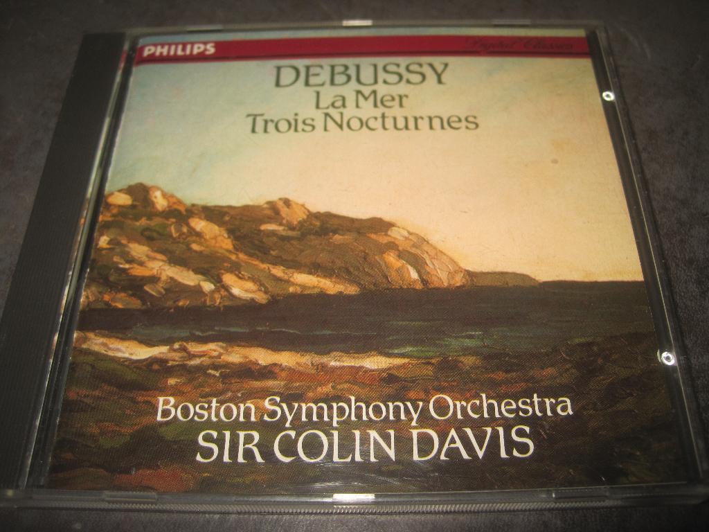 Debussy La Mer Trois Nocturnes Boston So Colin Davis Philips, Ophalen of Verzenden, Classicisme, Gebruikt, Kamermuziek
