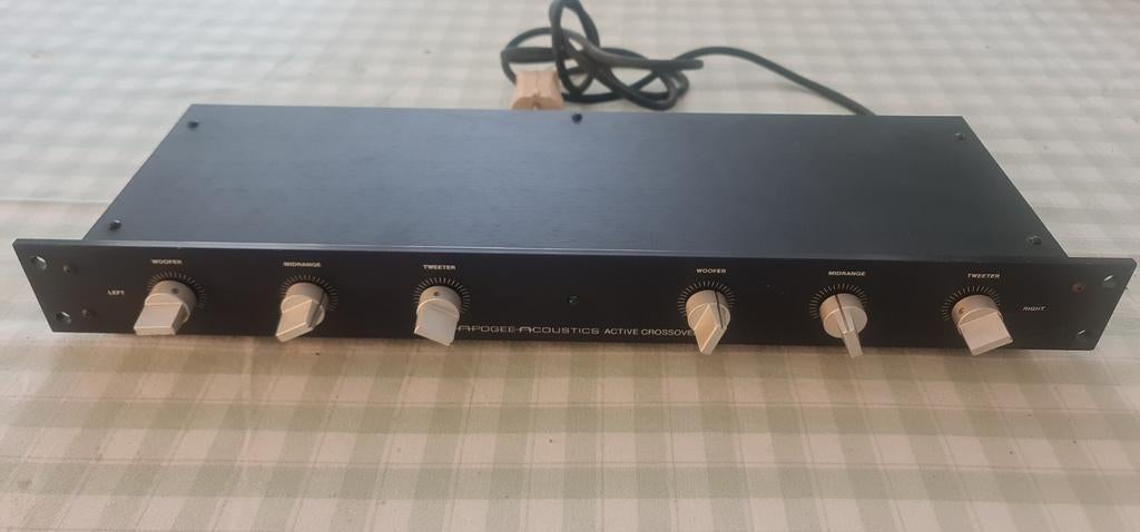Apogee active crossover, Ophalen of Verzenden, 120 watt of meer, Front, Rear of Stereo speakers, Overige merken