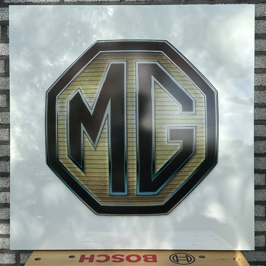 MG dealer sign, Ophalen, Zo goed als nieuw, Auto's