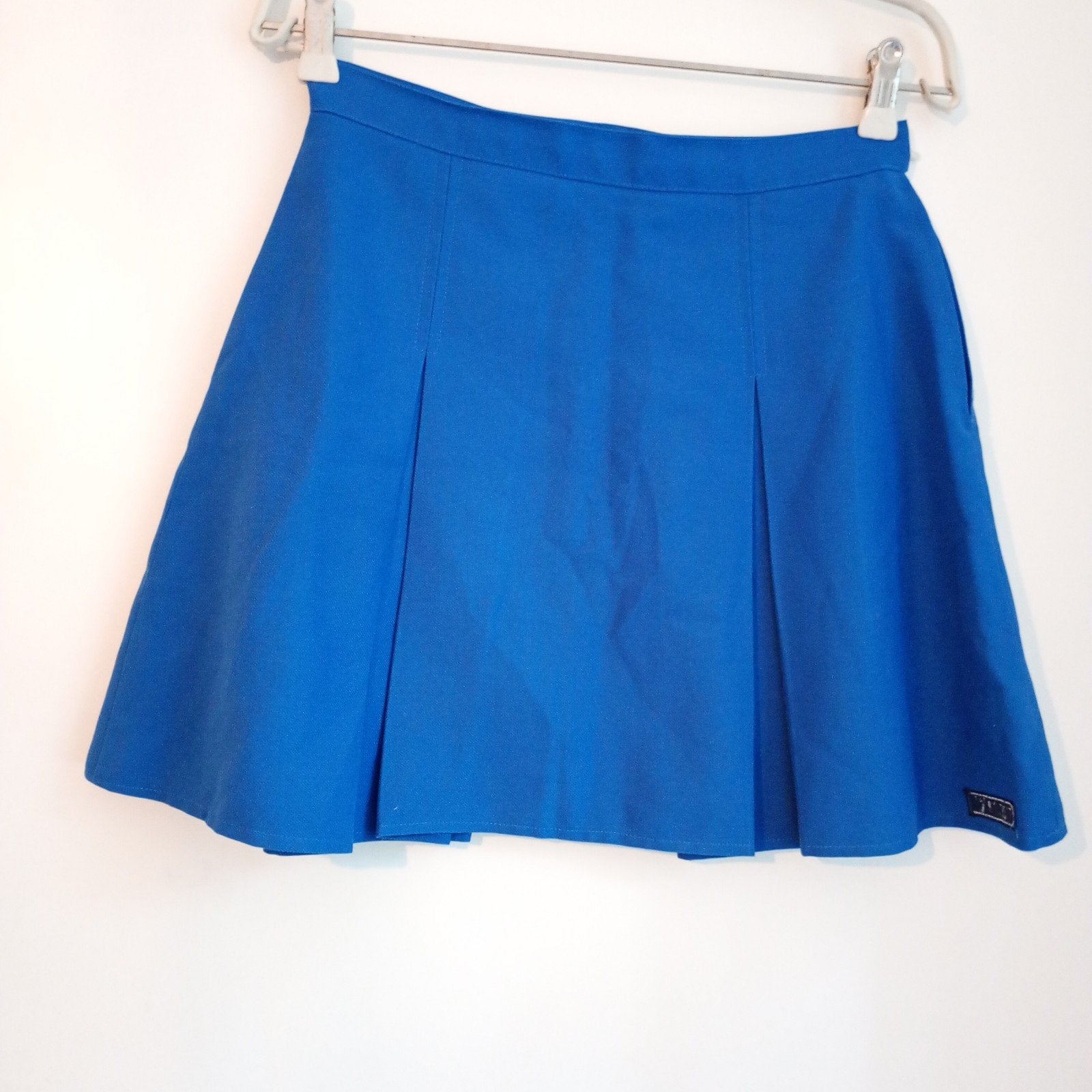 Vintage minirokje/tennisrokje, Blauw, Ophalen of Verzenden, Maat 36 (S), Boven de knie