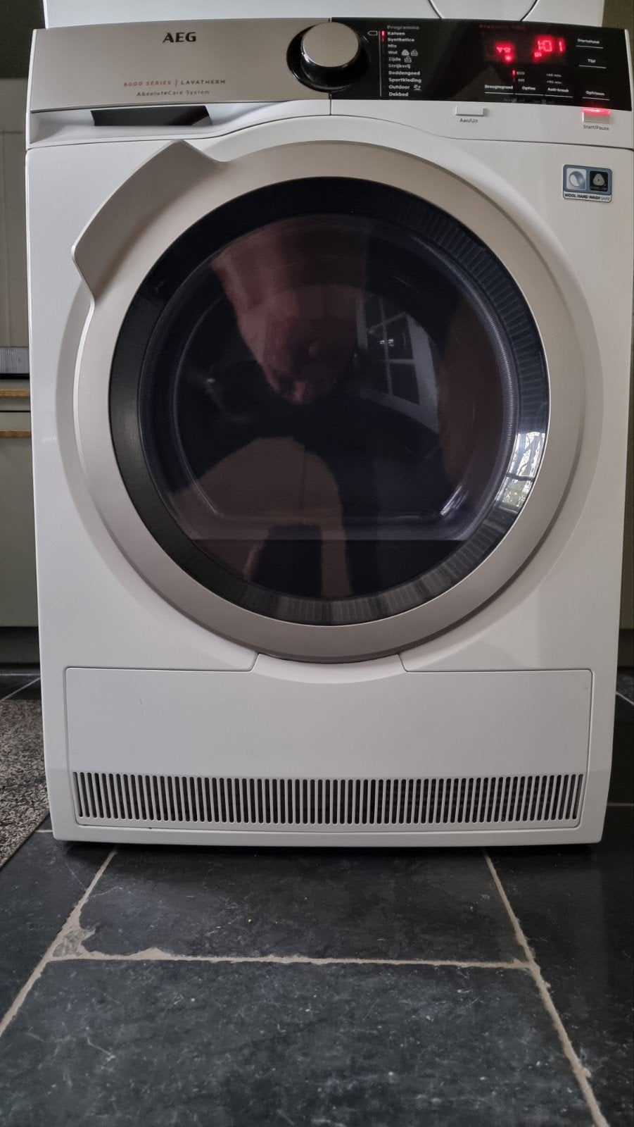 AEG 8000 Series Lavatherm warmtepompdroger, Ophalen, 8 tot 10 kg, Zo goed als nieuw, 85 tot 90 cm