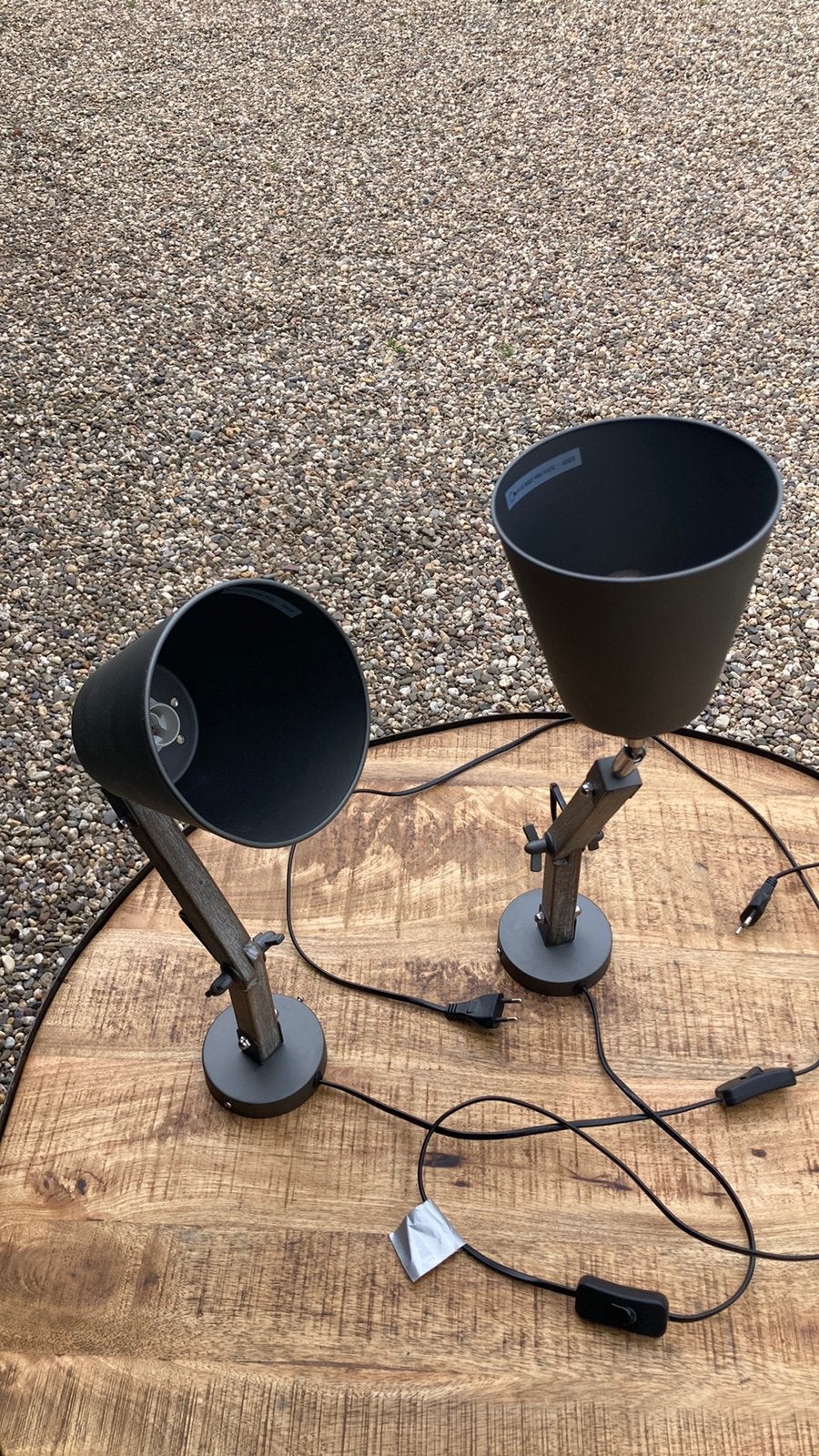 2x Bedlamp / wandlamp, Ophalen, Zo goed als nieuw, Industrieel