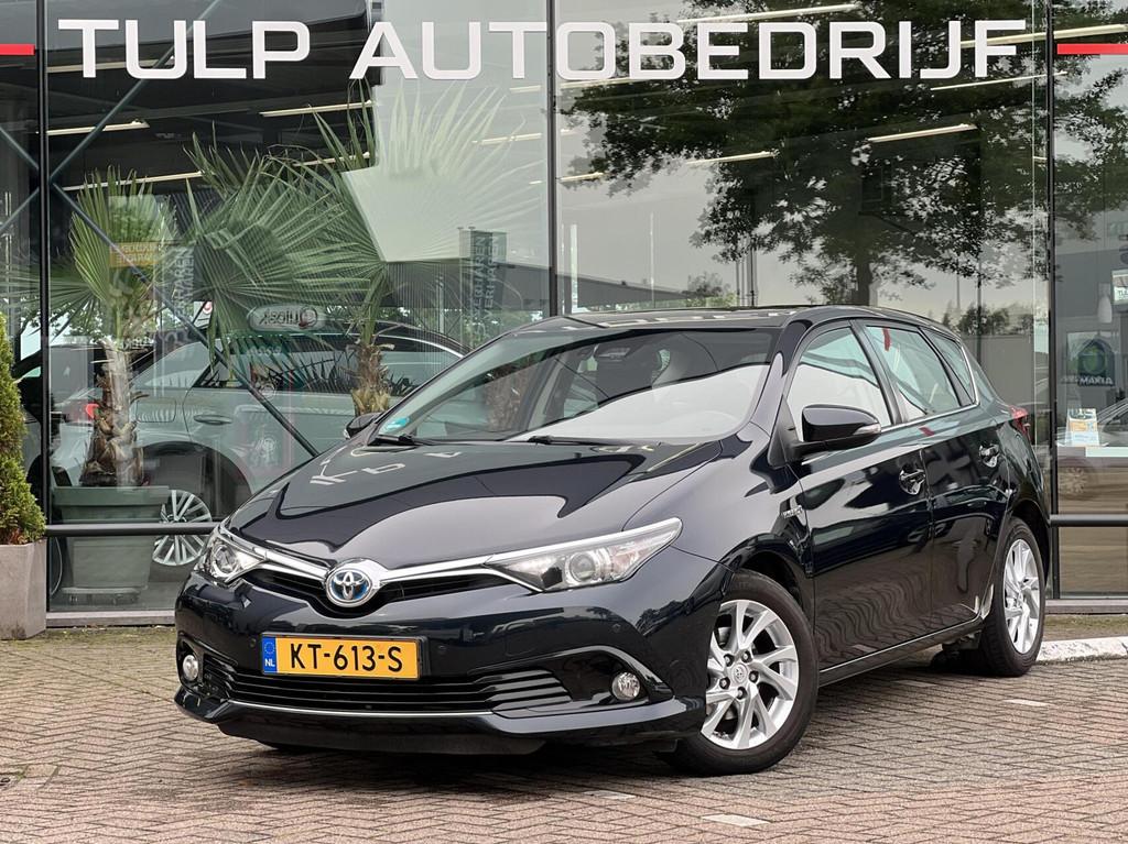 Toyota Auris 1.8 Hybrid Dynamic Clima Cruise Navi NAP, Gebruikt, 4 cilinders, Zwart, Bedrijf