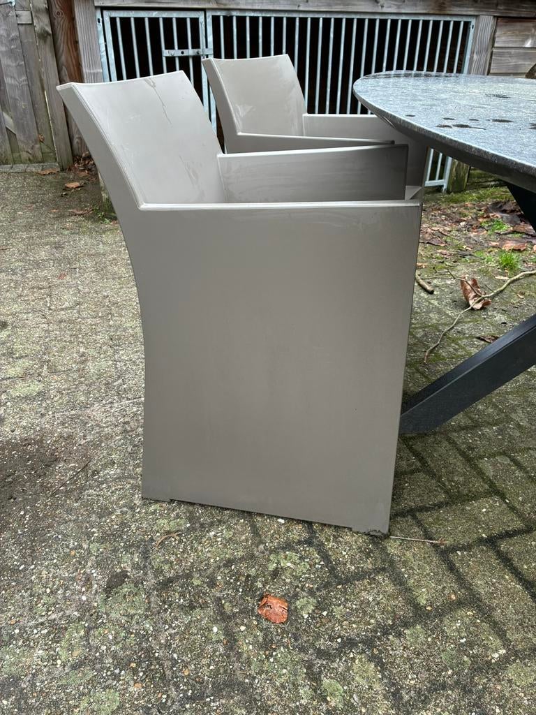 Gratis haans lifestyl stoelen taupe, Ophalen, Zo goed als nieuw