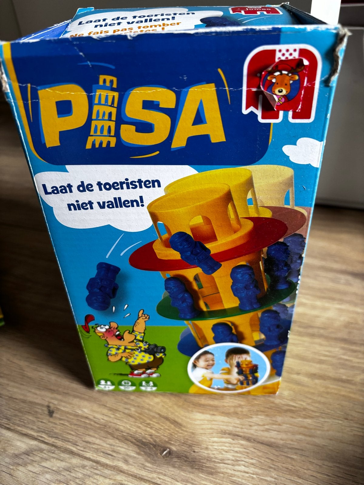Toren van Pisa, Drie of vier spelers, Ophalen, Gebruikt