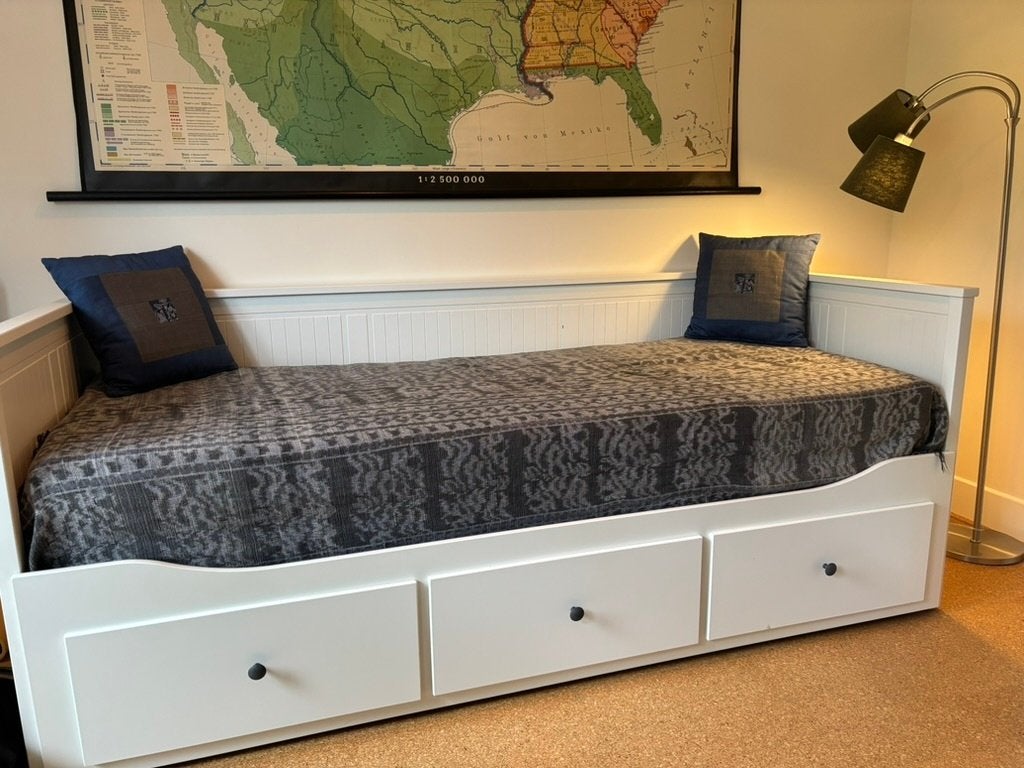 Ikea Hennes sofabed, Ophalen, Gebruikt, 90 cm, Tweepersoons