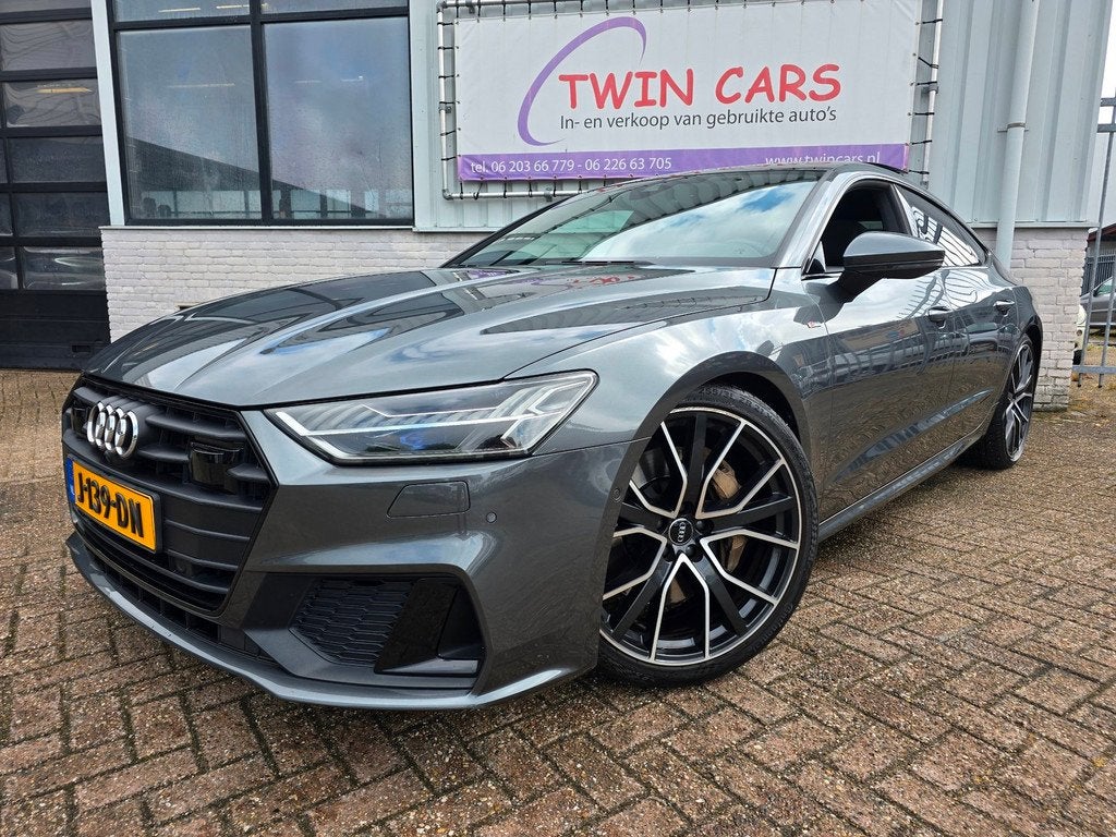 Audi A7 Sportback 55 TFSI quattro S-Line Pano Leder 360 B&O, Auto's, Audi, Gebruikt, 2995 cc, 2000 kg, Bedrijf