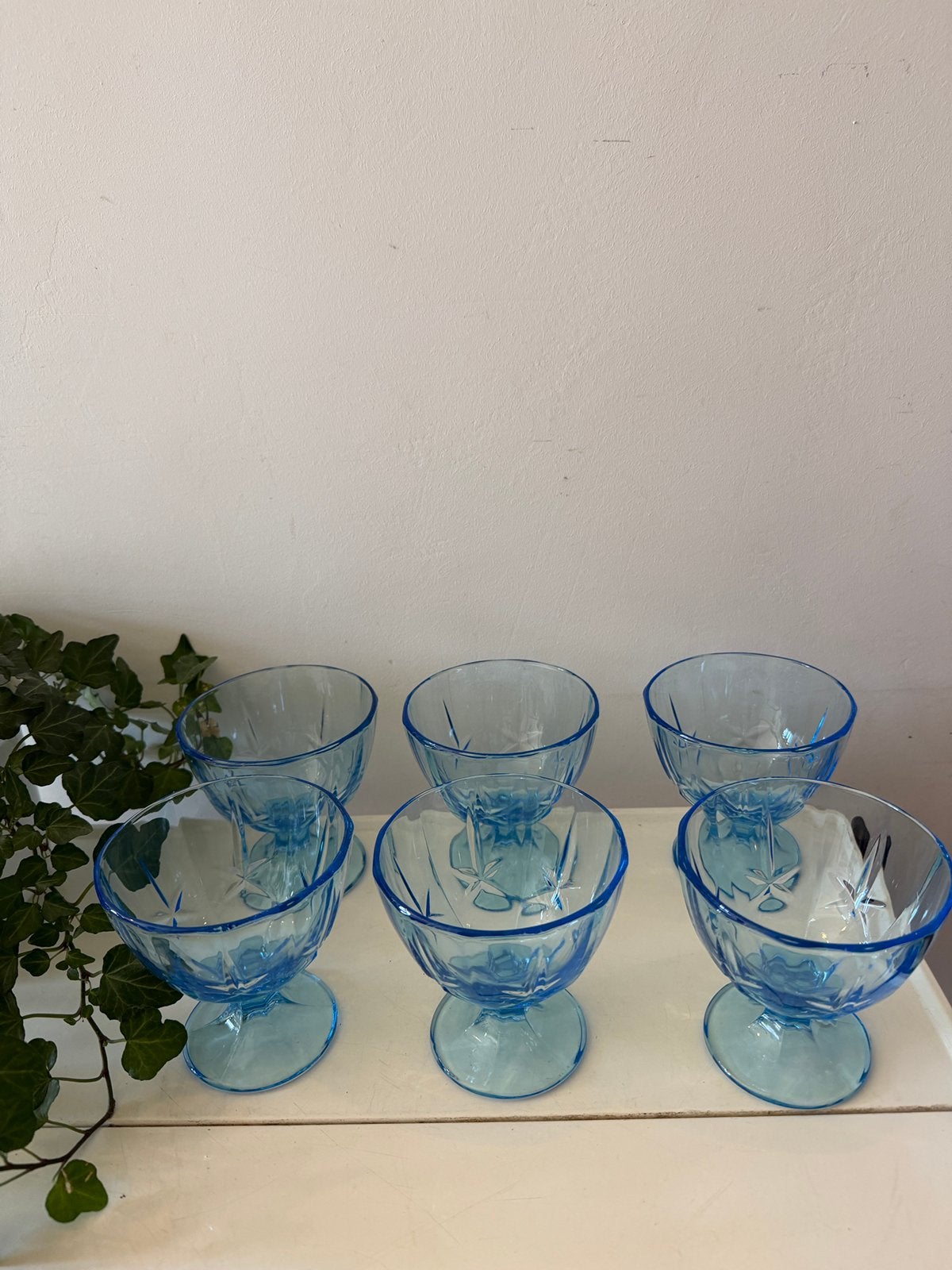 Set van 6 vintage Luminarc coupe glazen, Ophalen of Verzenden