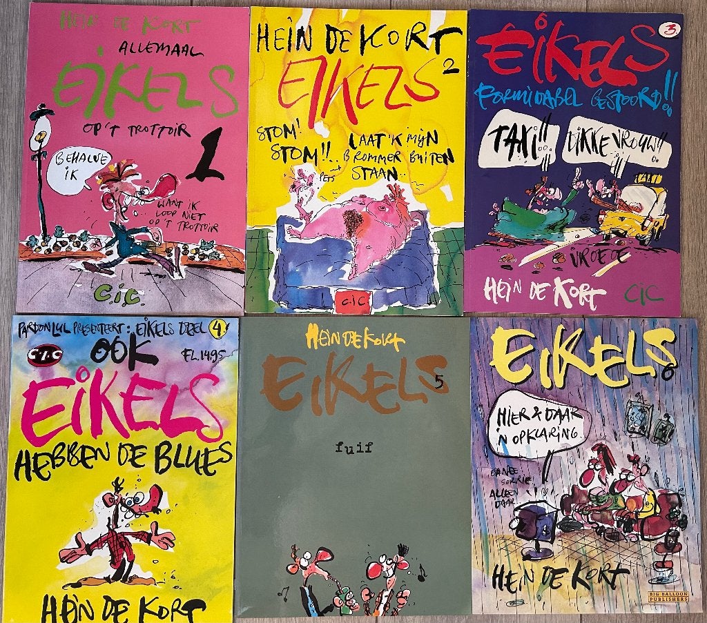 Hein de Kort strips – 55 dl o.a. Dirk&Desiree, Eikels e.v.a., Hein de Kort, Ophalen of Verzenden, Zo goed als nieuw, Meerdere stripboeken