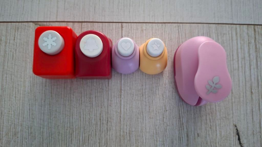 5 figuur ponsen voor knutselen, Hobby en Vrije tijd, Knutselen, Zo goed als nieuw, Gereedschap of Toebehoren, Ophalen of Verzenden