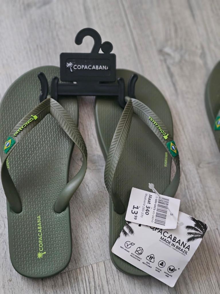 Copacabana slippers, Ophalen of Verzenden, Nieuw