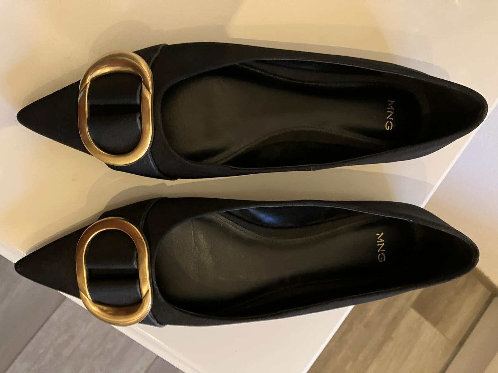 Nieuwe Ballerina's - Maat 37, Kleding | Dames, Zwart, MNG, Zo goed als nieuw, Ballerina's