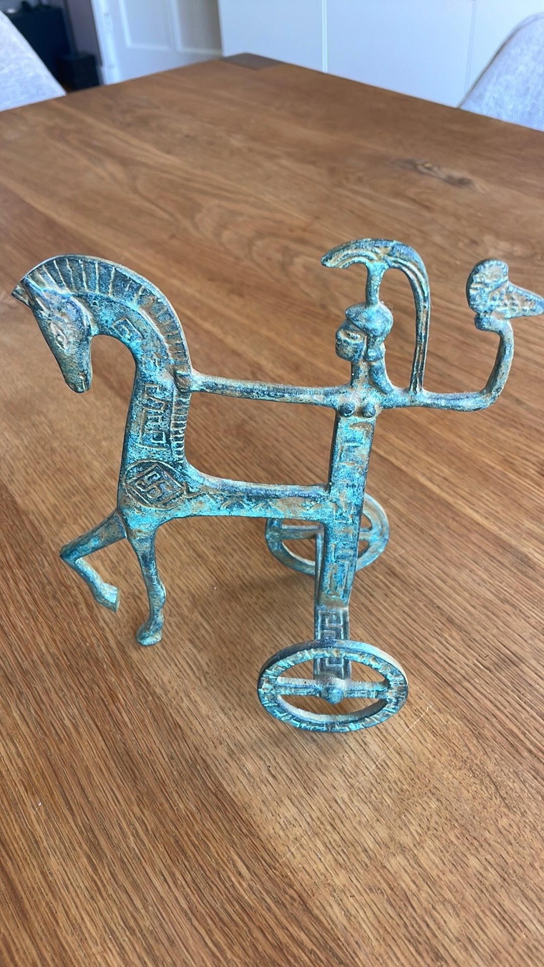 Beeldje van Griekse godin Athena, Antiek en Kunst, Ophalen, Overige materialen