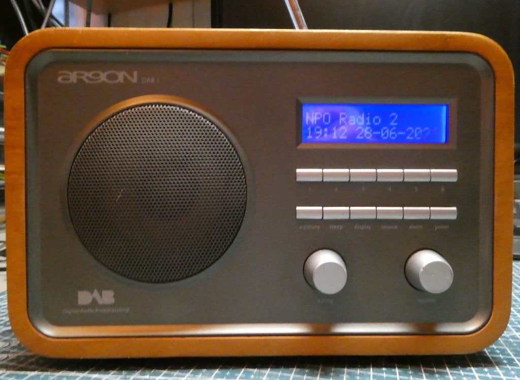 2x DAB Radio ARGON DB1 & Krontaler lees de advertentie, Ophalen of Verzenden, Gebruikt, Radio