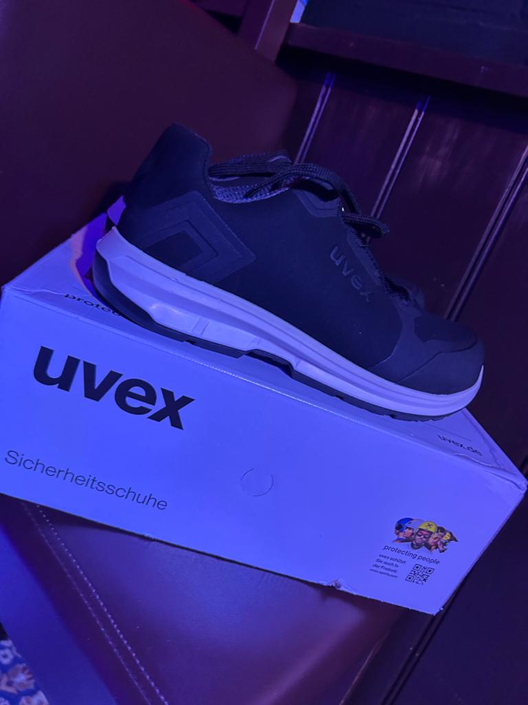 Uvex 1 Sport S3L Werkschoenen Maat 41 - Nieuw in Doos, Ophalen, Zo goed als nieuw, Zwart, Werkschoenen