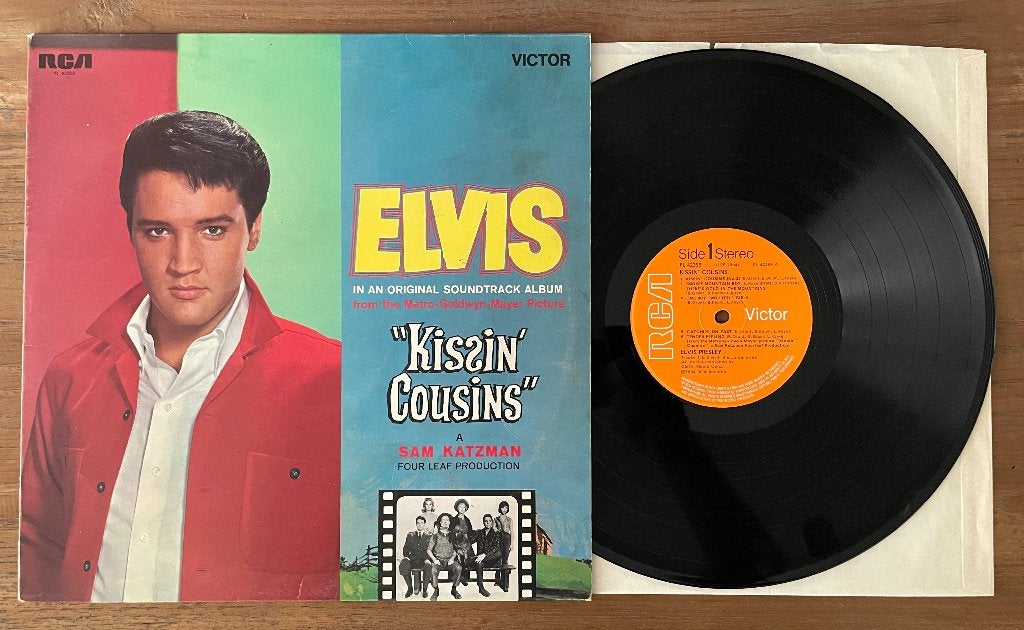 Elvis Presley - Kissin' Cousins - UK 1983, LP, Gebruikt, Beschermende buitenhoes, 12 inch