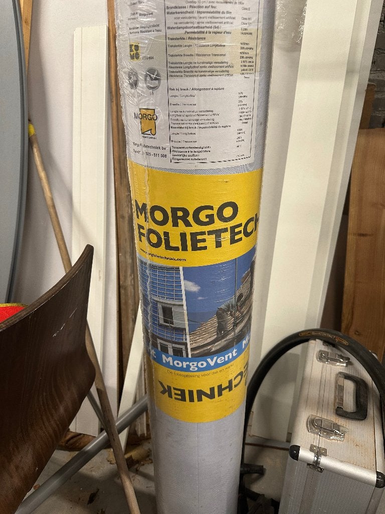 Dakfolie, Ophalen, Nieuw, 15 m² of meer, Folie