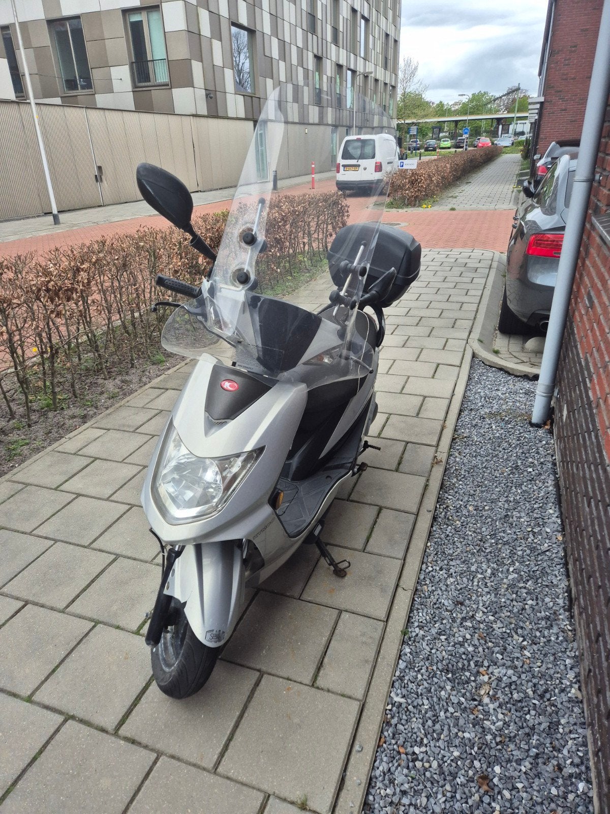 Kymco Agility  scooter - Inclusief windscherm en topkoffe, Gebruikt, Maximaal 45 km/u, Ophalen of Verzenden, Agility
