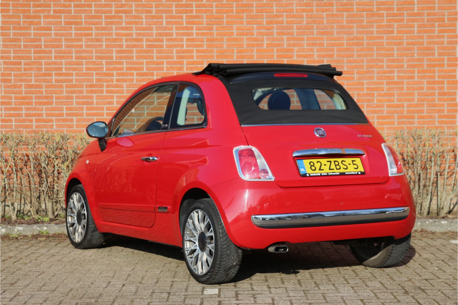 Fiat 500C 0.9 TwinAir 86pk Lounge | NL-auto | Cabrio | Airco, Auto's, Fiat, Euro 5, 86 pk, Gebruikt, Bedrijf