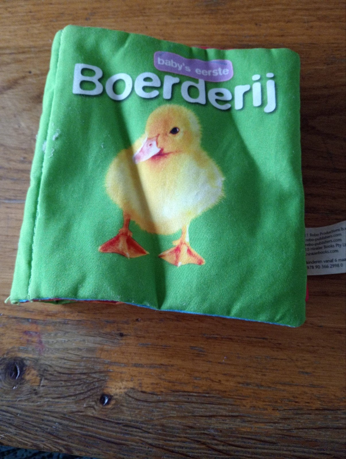 Baby's eerste stoffen boekje: Boerderij, Nieuw, Ophalen of Verzenden, 0 tot 6 maanden, Hinklat Books Pty Ltd