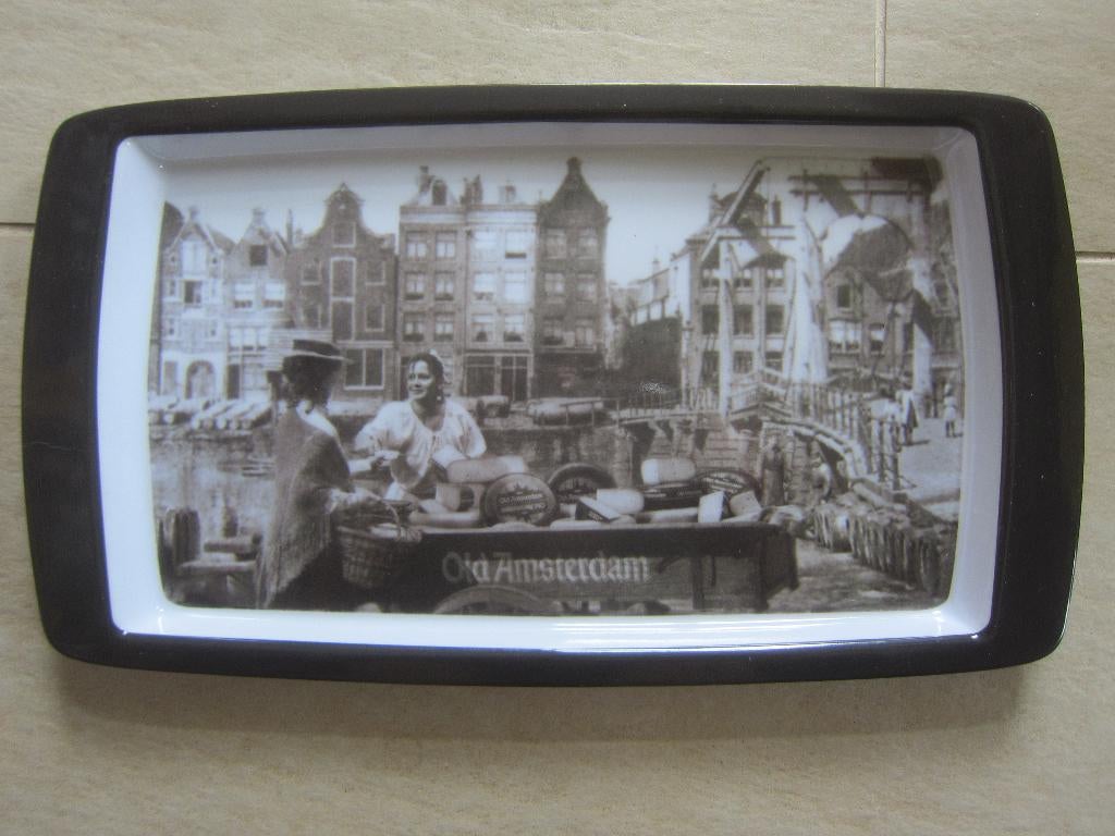 schaaltje OLD AMSTERDAM grachtenpandjes mepal, Huis en Inrichting, Kunststof, Schaal, Ophalen of Verzenden, Zo goed als nieuw