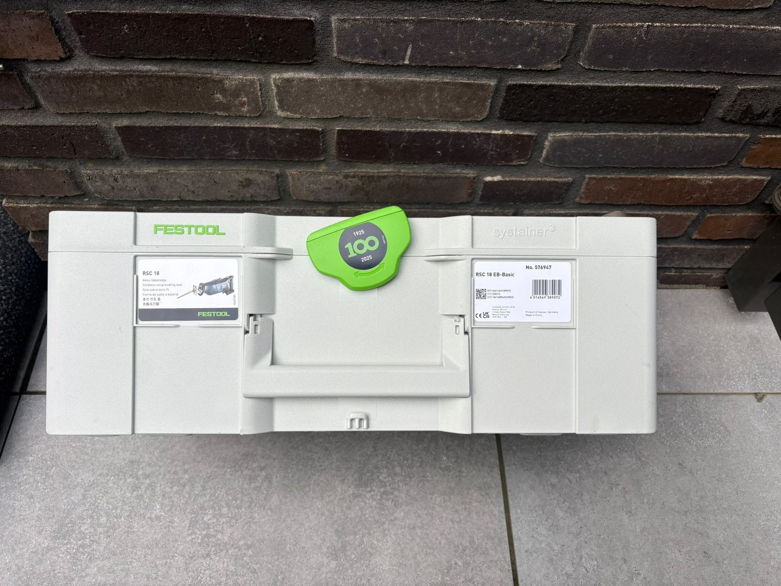Festool RSC 18 Accu-reciprozaag Inclusief Accu en Systainer, 70 mm of meer, 600 tot 1200 watt, Ophalen of Verzenden, Zo goed als nieuw