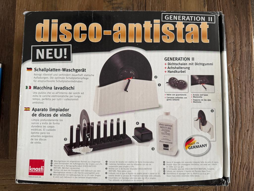 Knosti Disco antistat platenwasser, Ophalen of Verzenden, Overige formaten