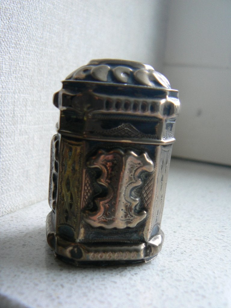 Lodereindoosje snuifdoosje zilver antiek, Ophalen of Verzenden, Zilver