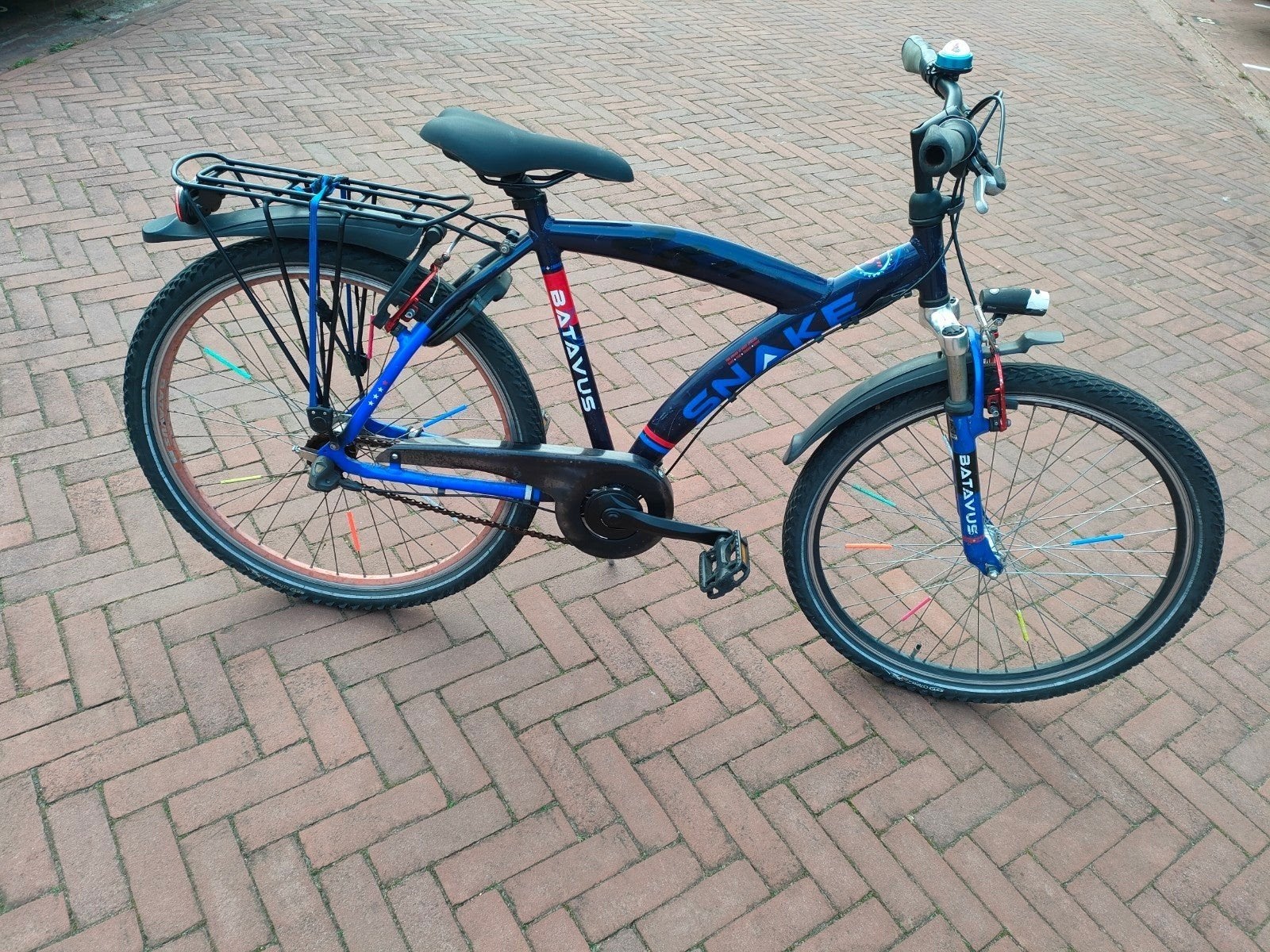 Batavus snake fiets 26 inch met 3 versnelling, Fietsen en Brommers, Terugtraprem, Handrem, Ophalen, 26 inch of meer