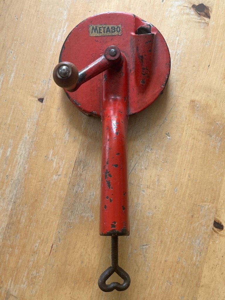Authentieke METABO snijbonen-snijder; onbeschadigd vintage, Ophalen of Verzenden
